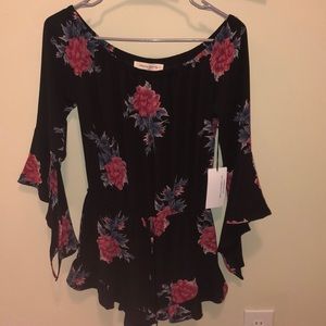 Off the shoulder romper